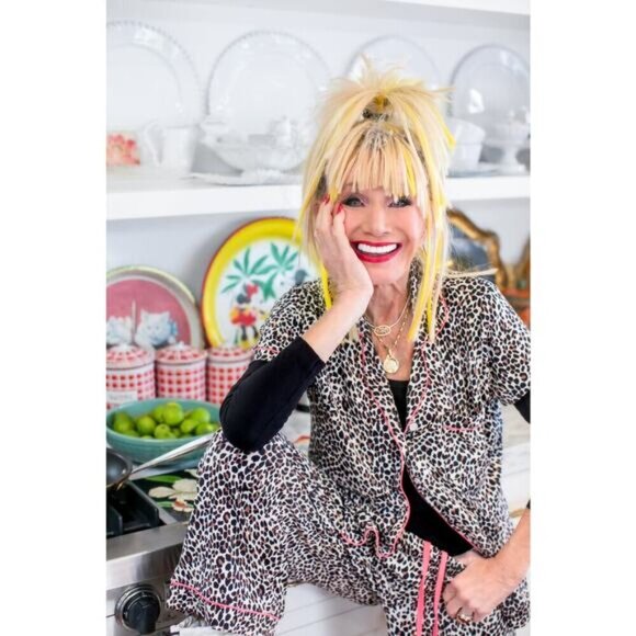 NWT BETSEY JOHNSON X KNIX Short Sleeve Modal Sleep Top Sz Small Pretty Kitty - Picture 2 of 6